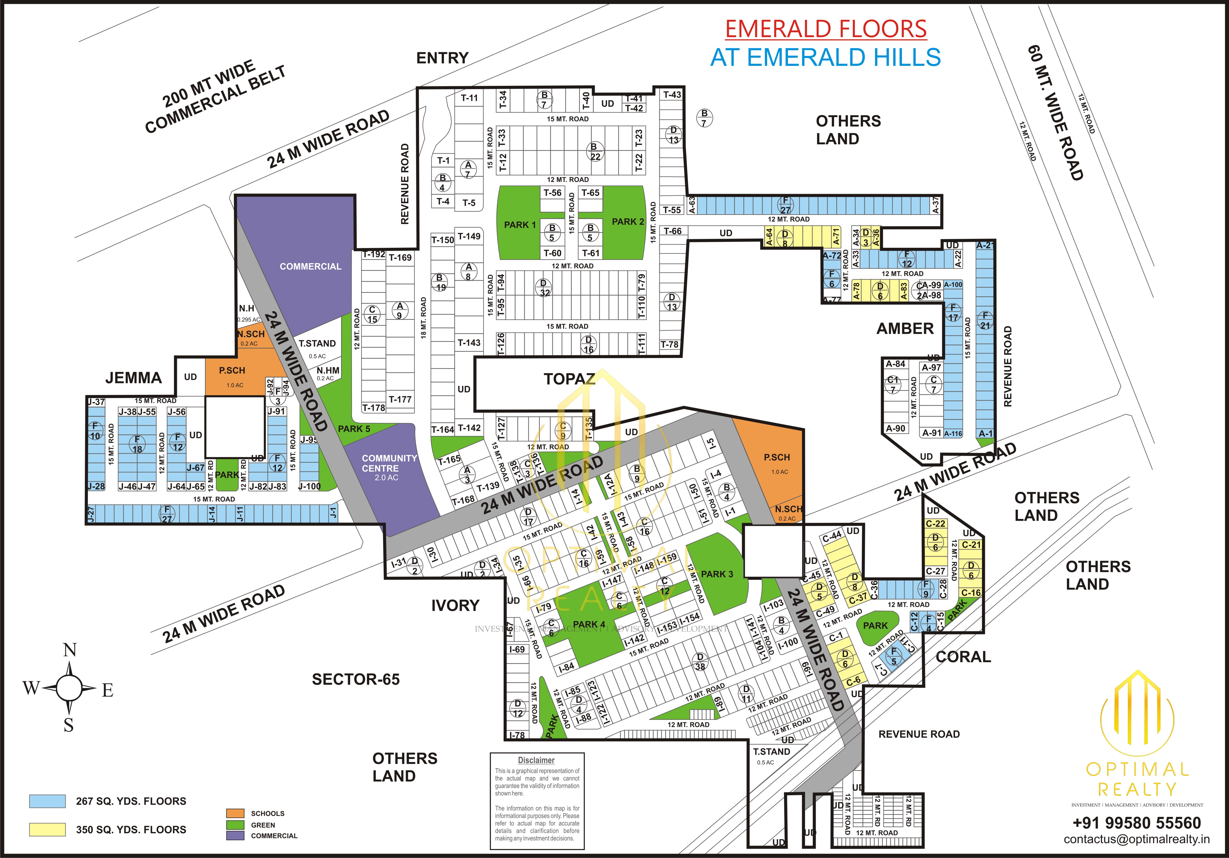 Emerald Floors sector map