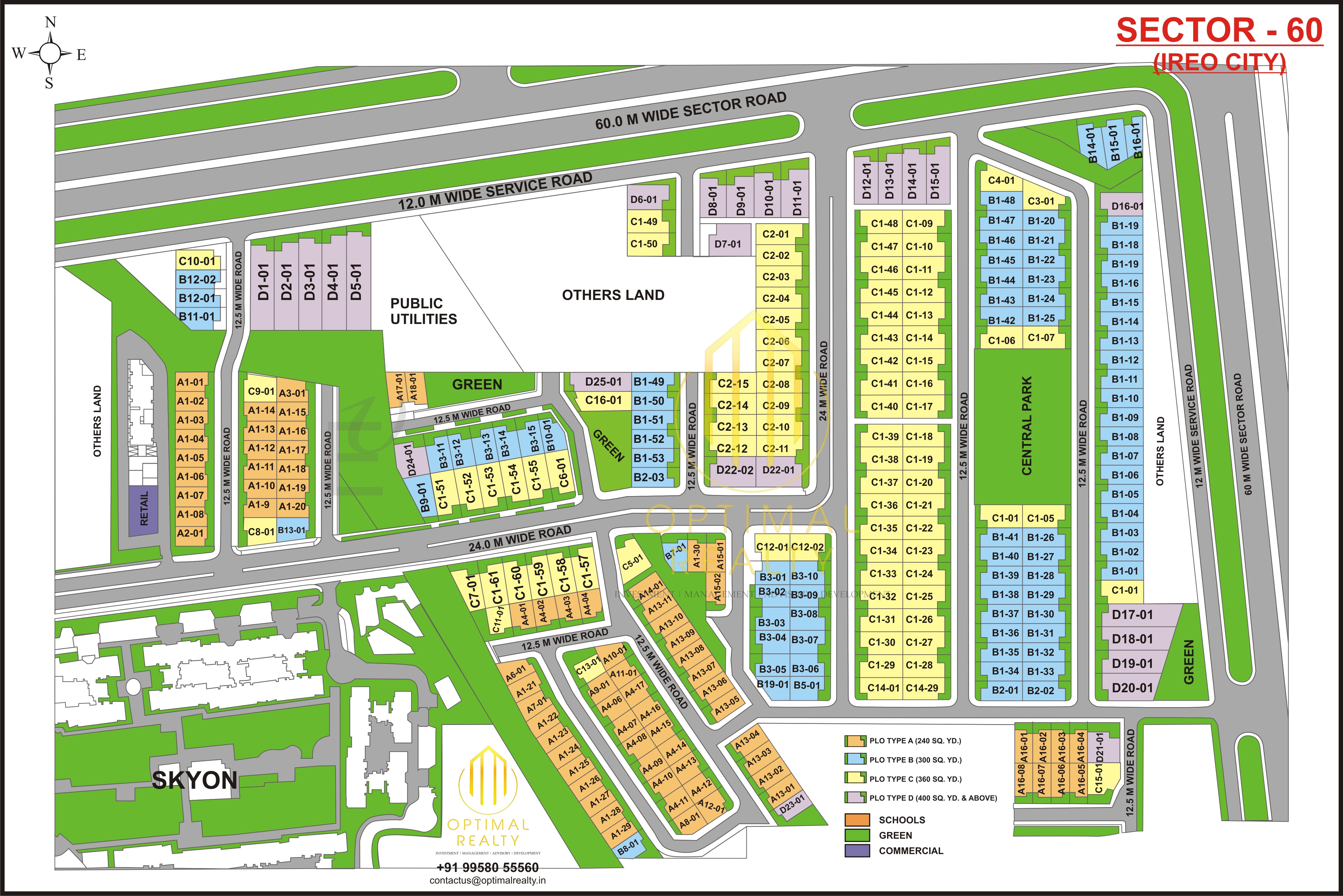 IREO City sector map