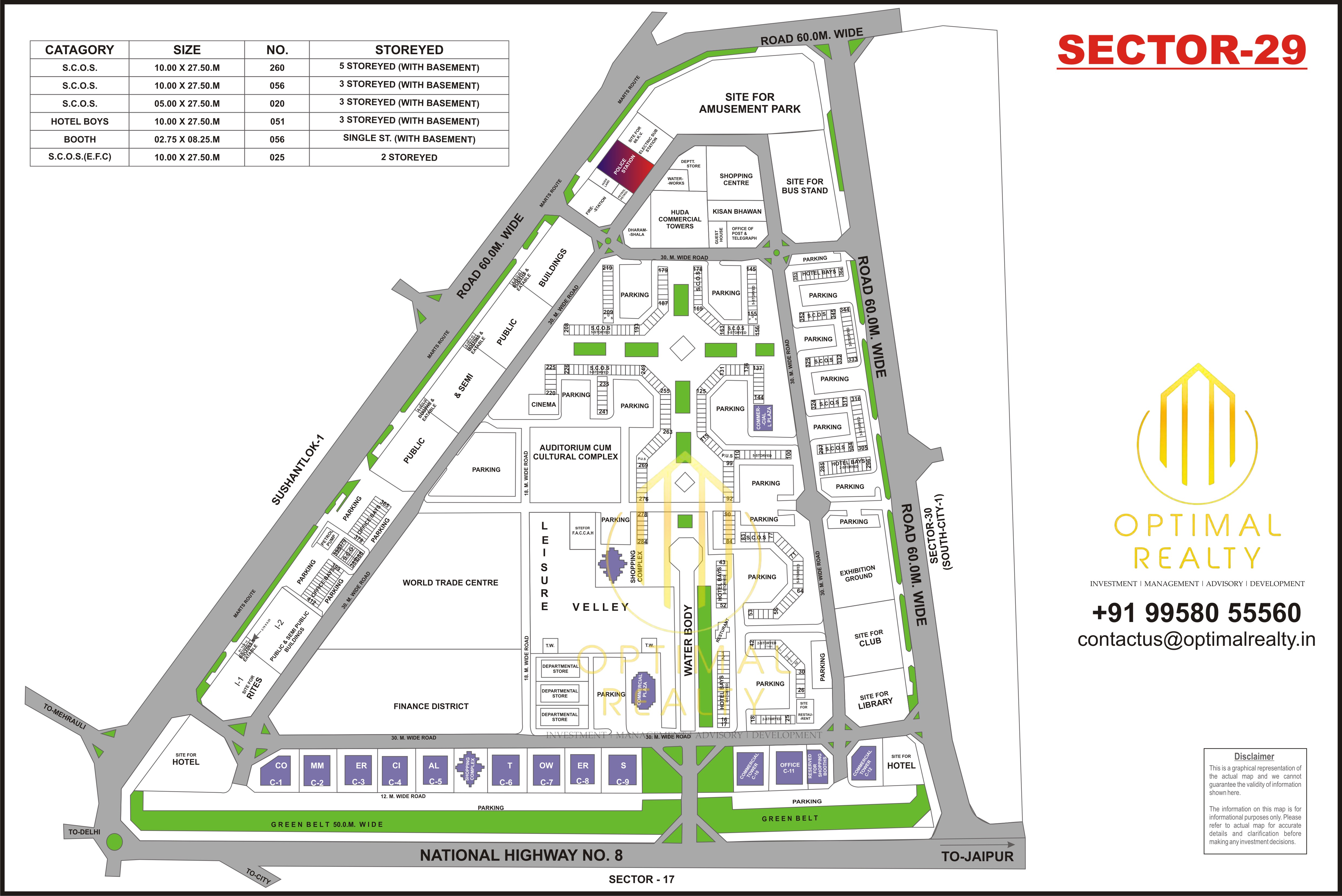 Sector 29 sector map