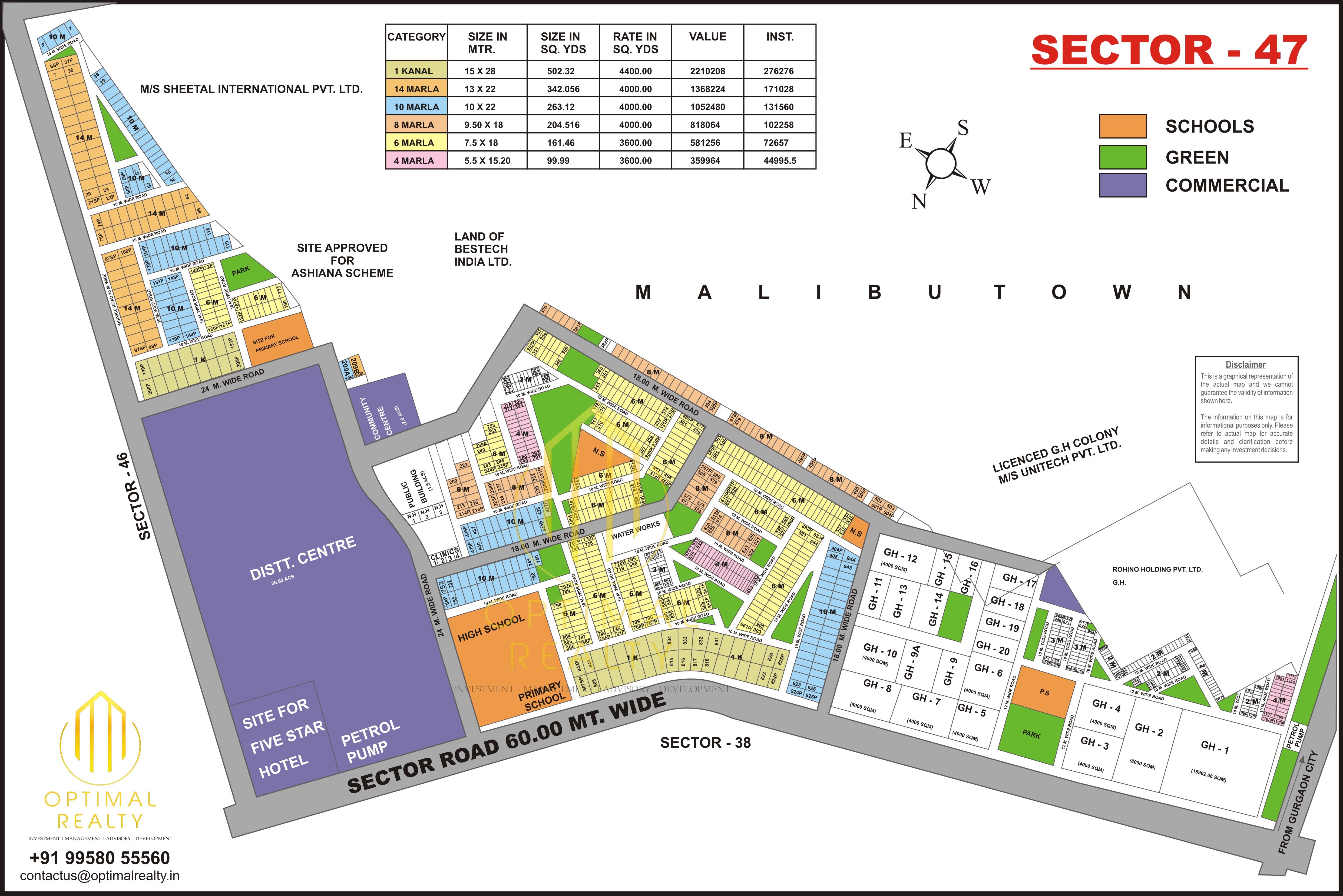 Sector 47 sector map