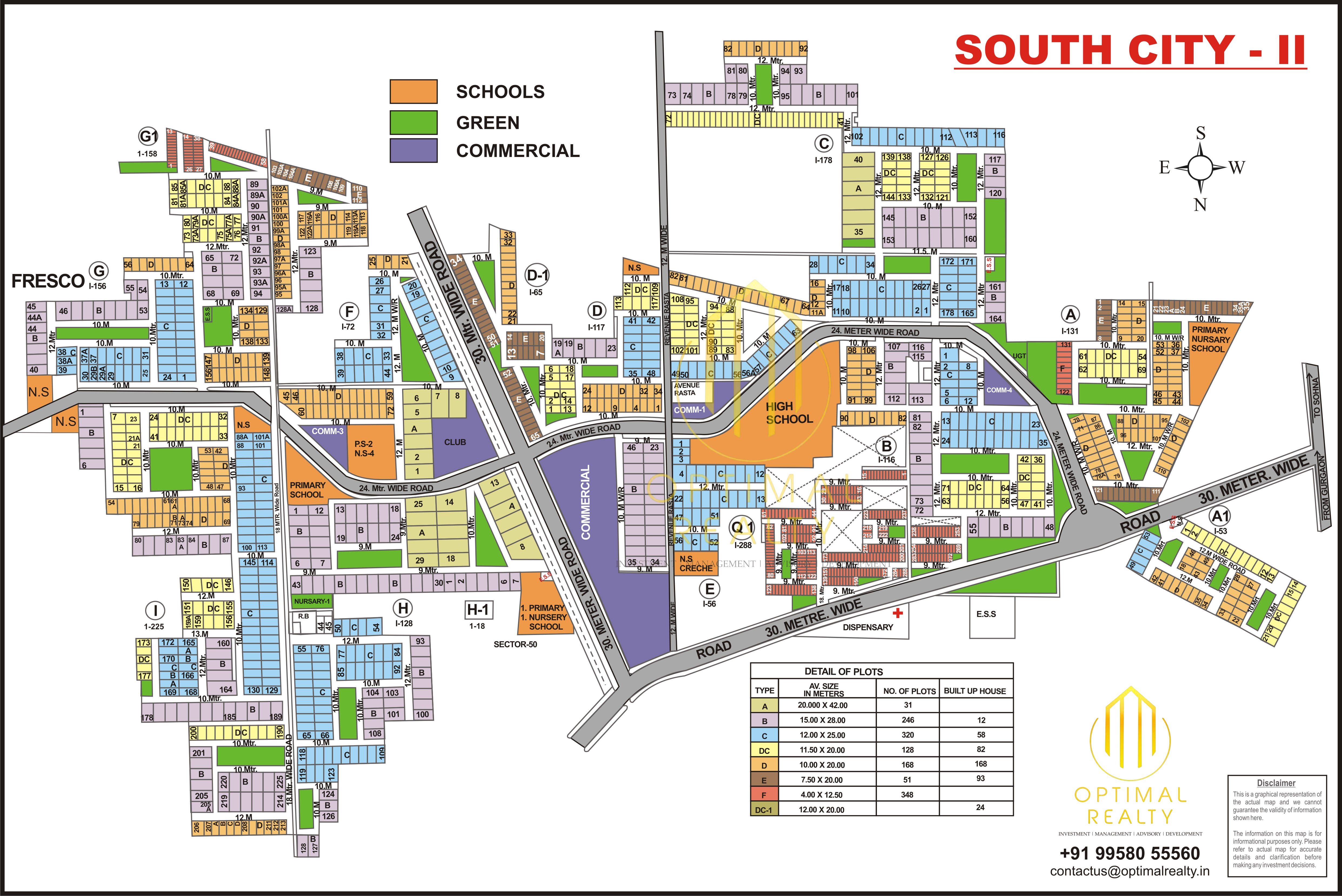 South City 2 sector map