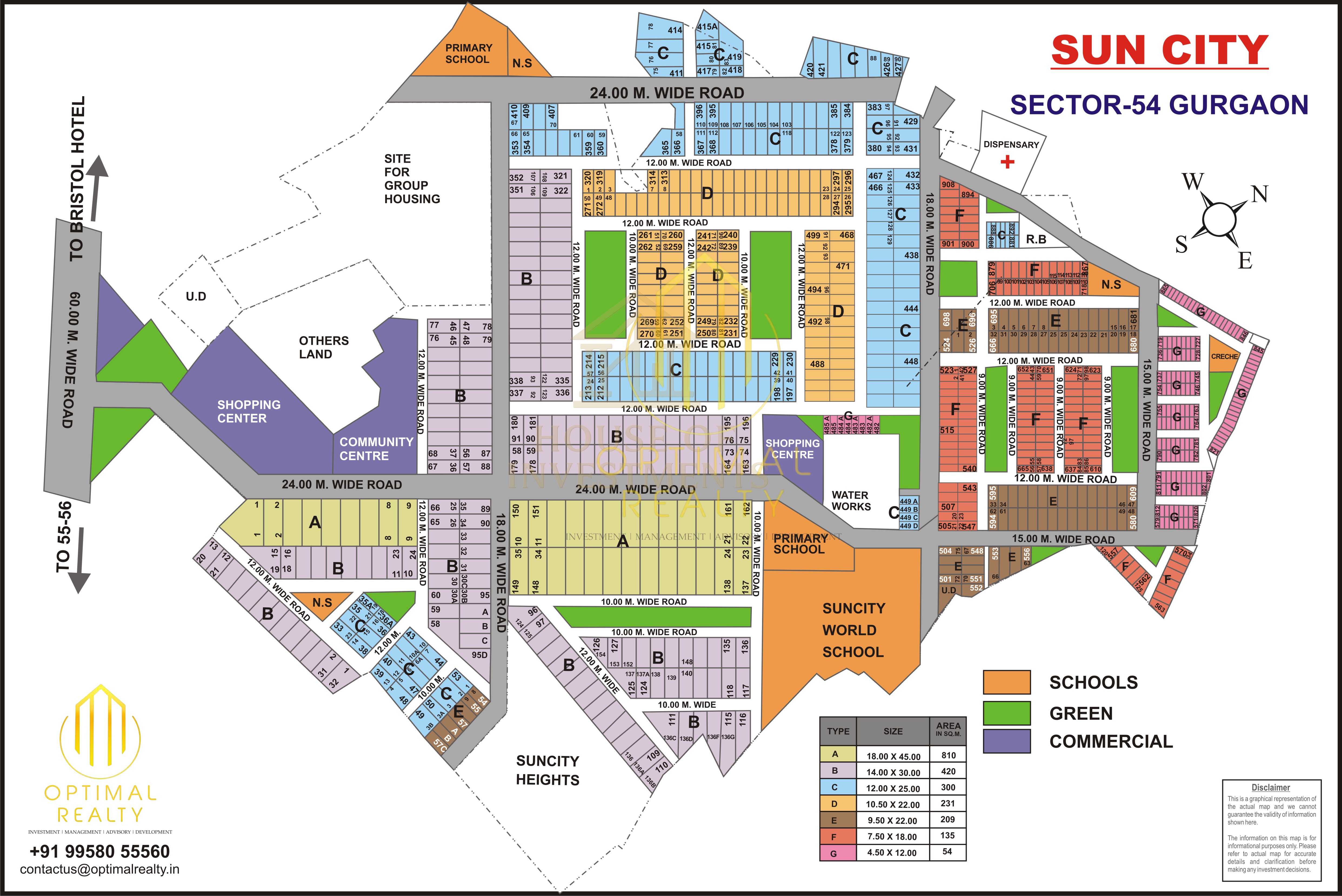 Suncity sector map