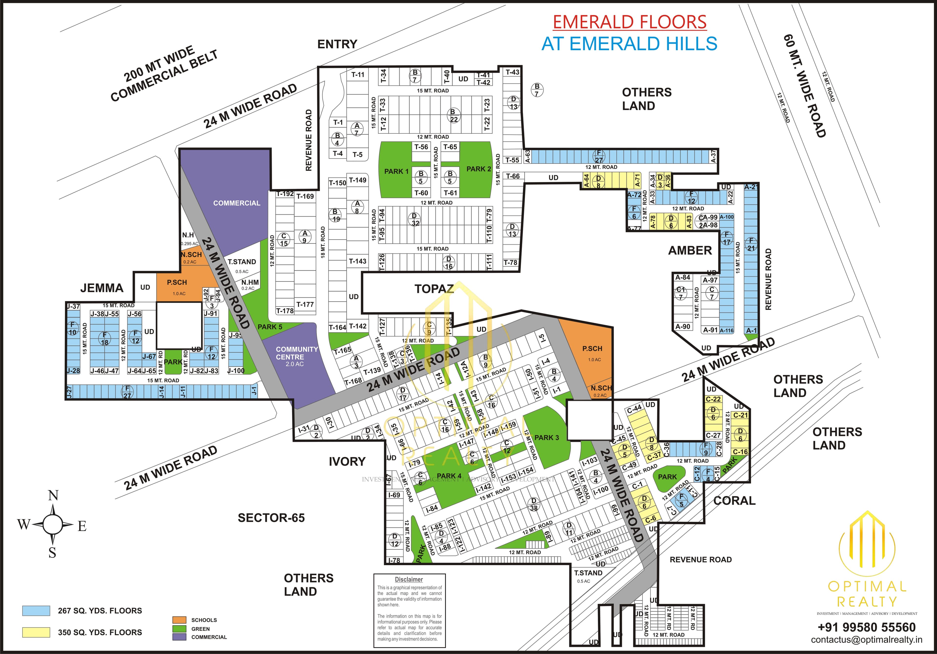 Emerald Floors sector map