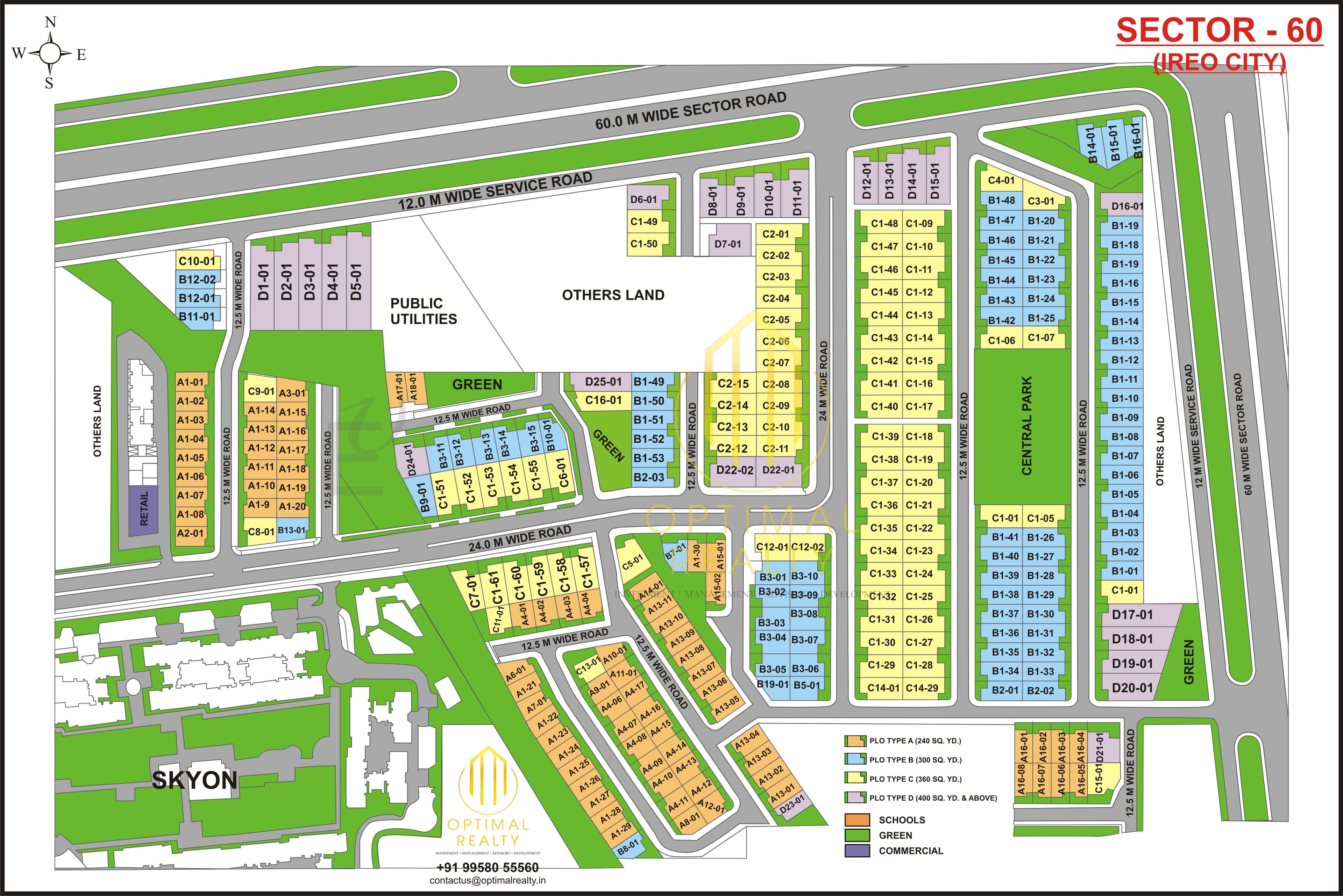 IREO City sector map