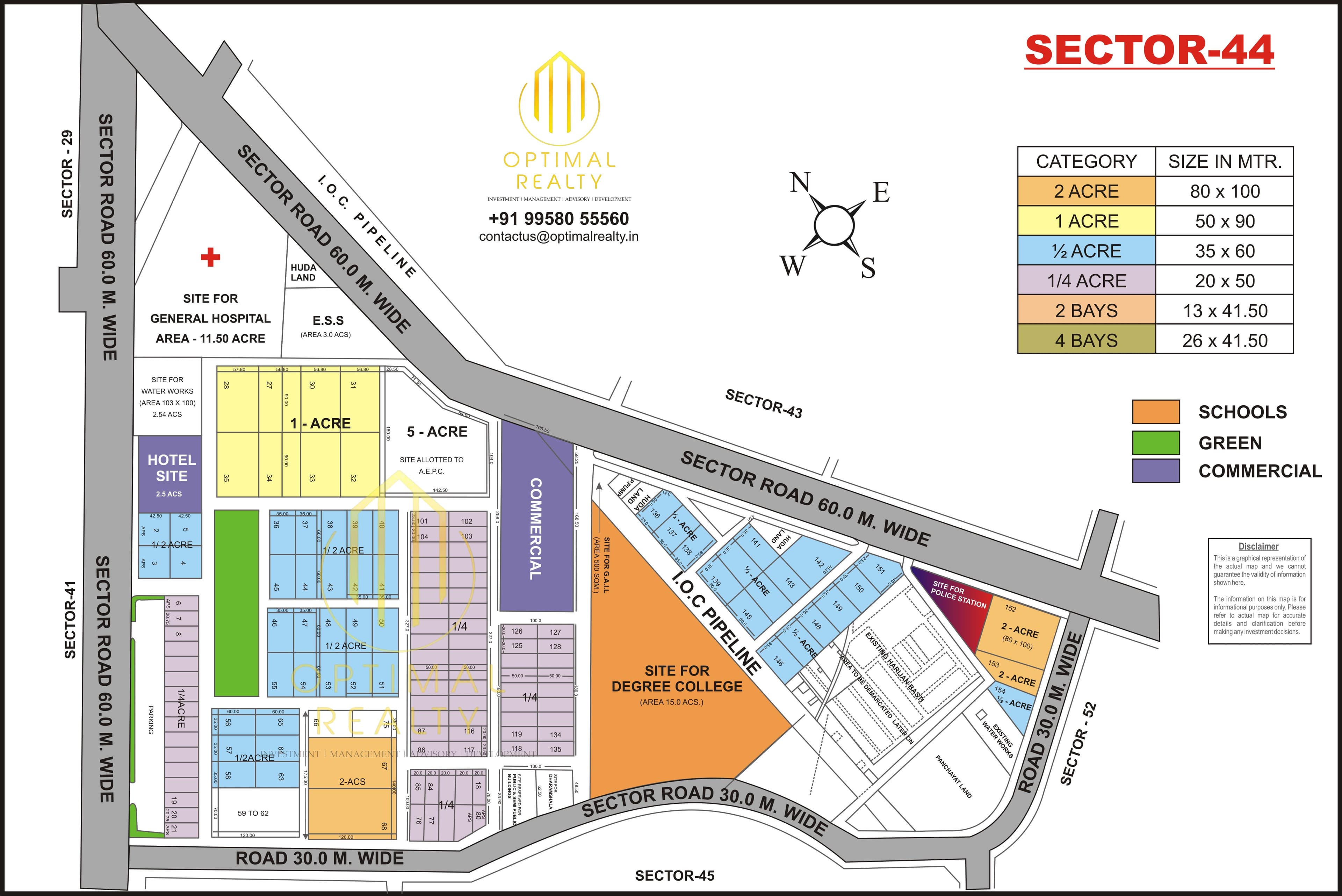 Sector 44 sector map