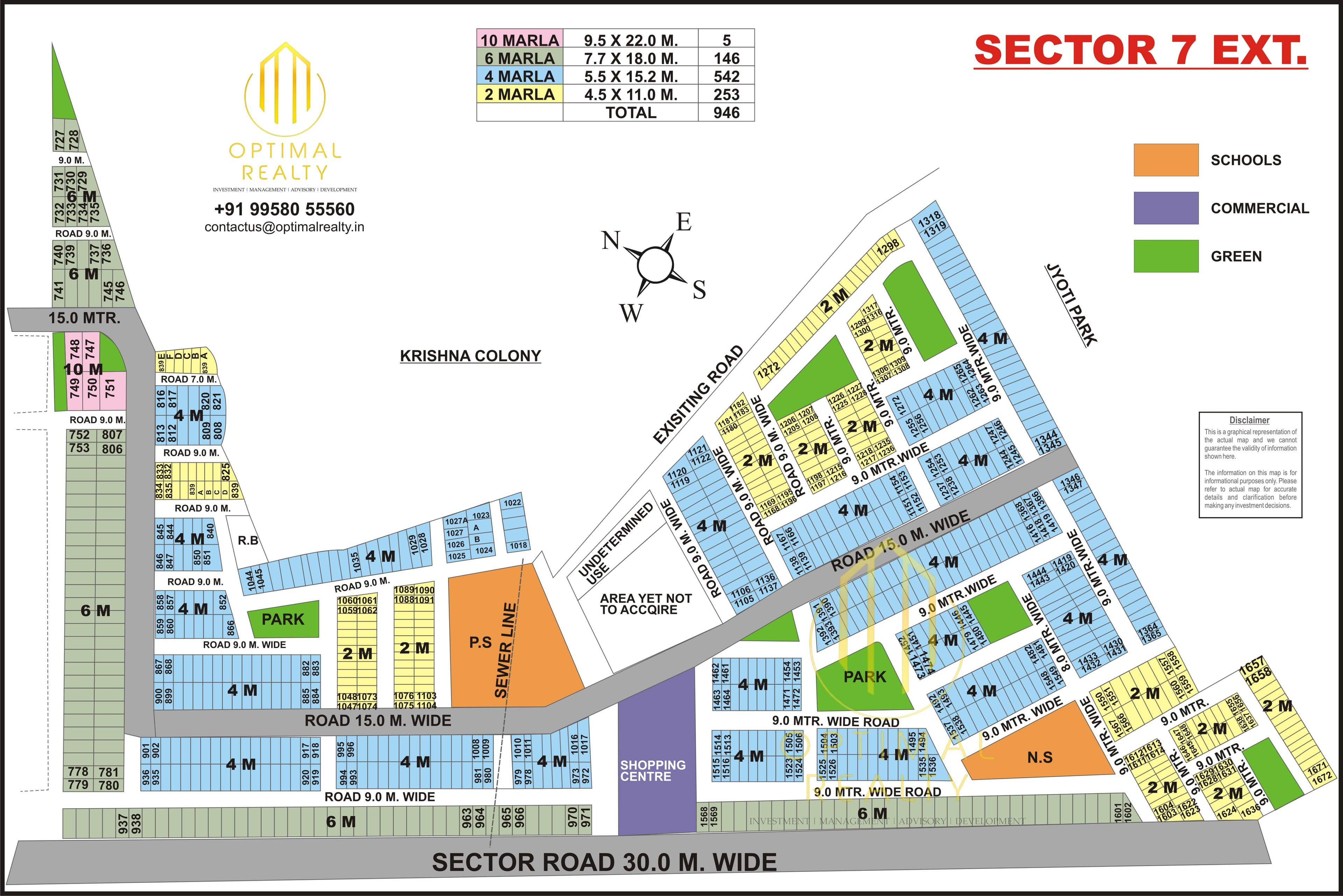Sector 7 Ext sector map