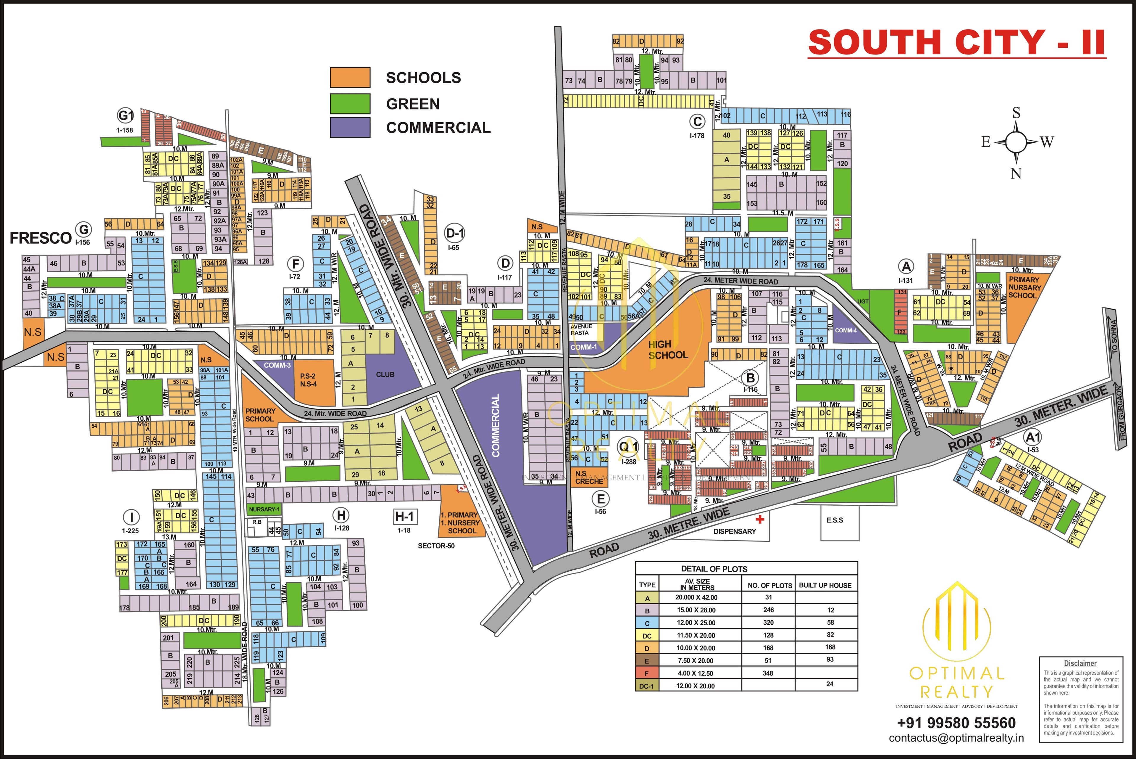 South City 2 sector map