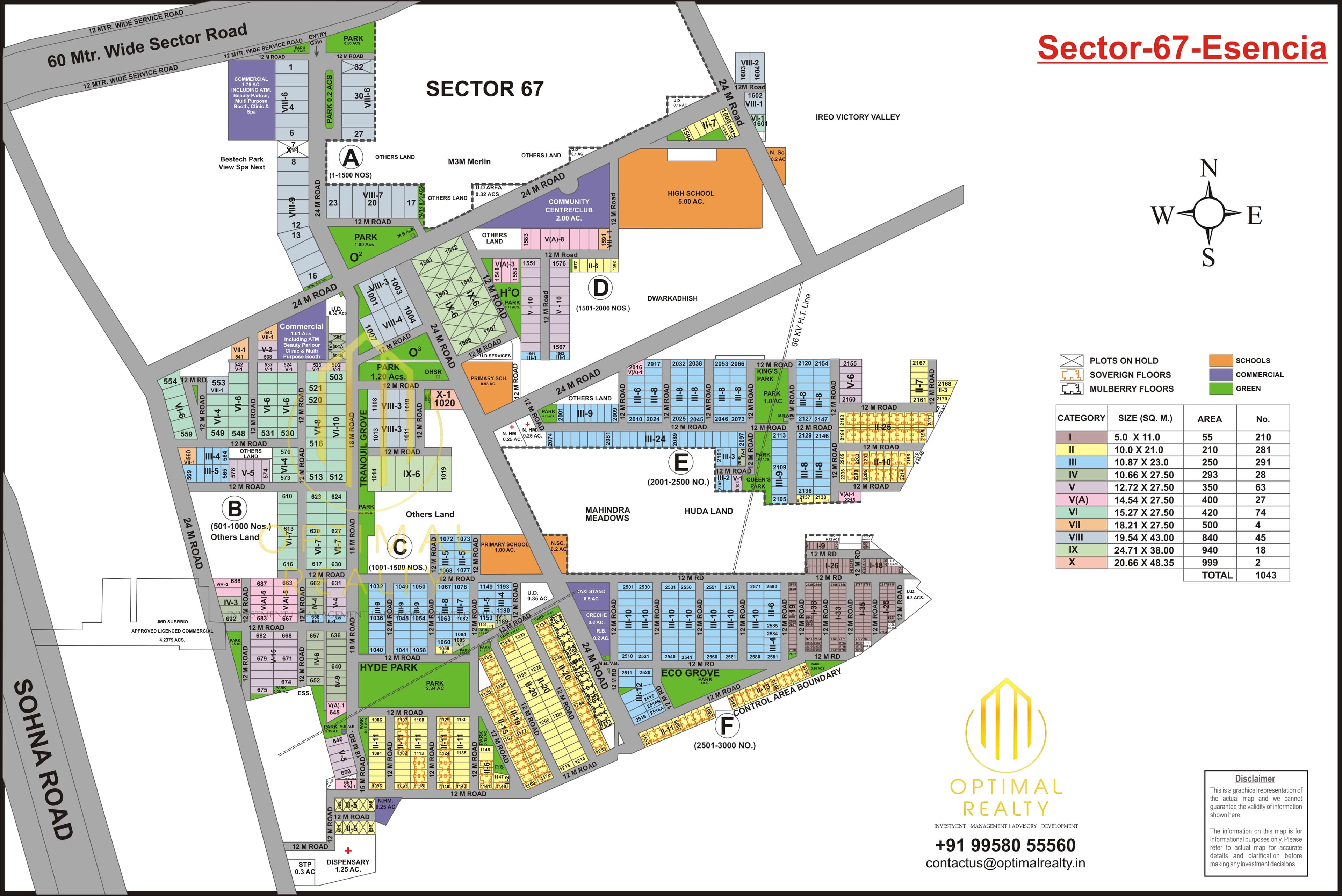 Sushant Lok 4 sector map