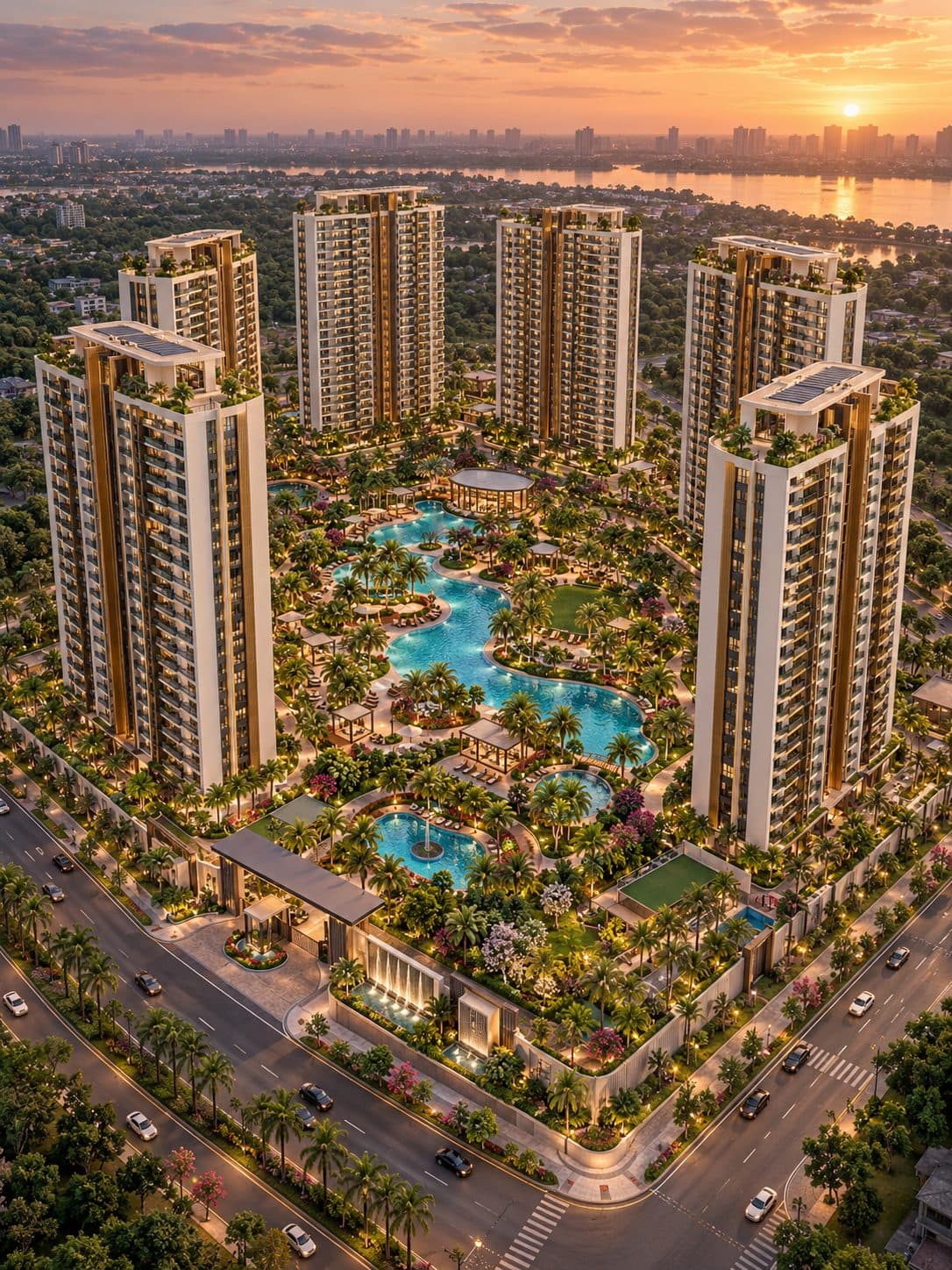 Emaar Urban Oasis 4 BHK apartment in Golf Course Extension Road, Gurgaon
