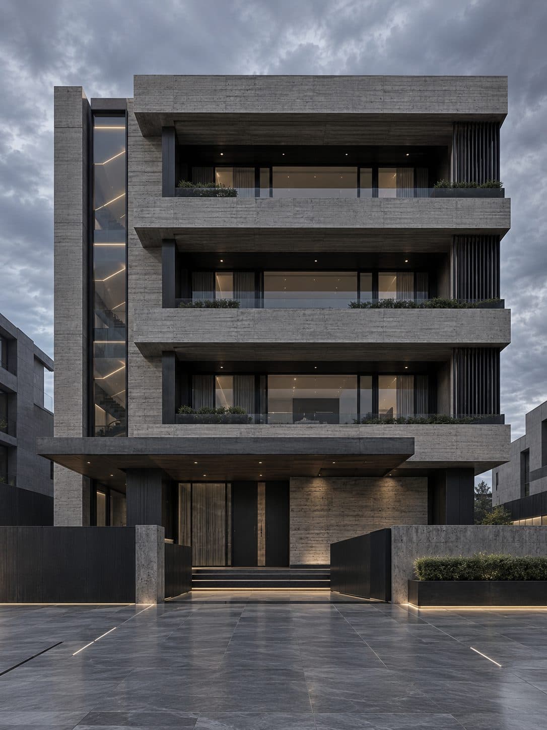 Facade of a 3 BHK builder floor in DLF Phase 2, Gurgaon