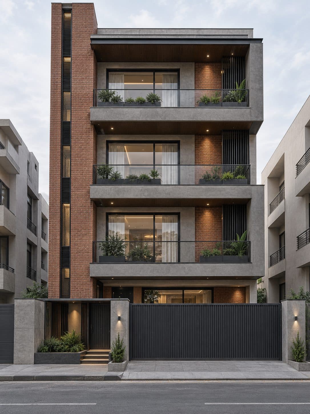 Facade of a 3 BHK builder floor in South City 1, Gurgaon