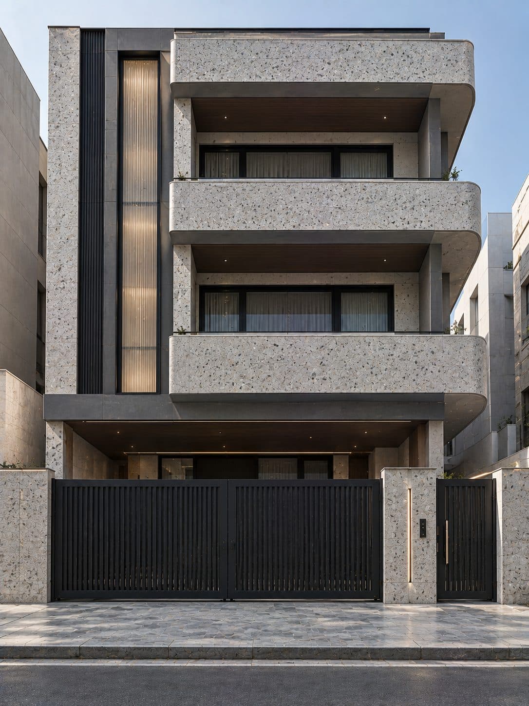 Facade of a 3 BHK builder floor in Sushant Lok 1, Gurgaon