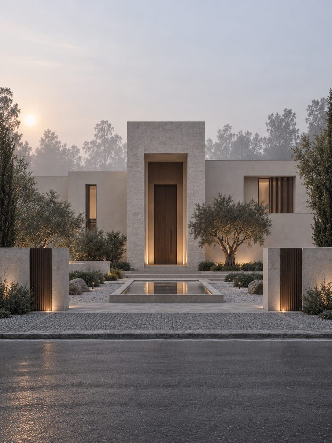 Facade of a 4 BHK villa in Sushant Lok 1, Gurgaon