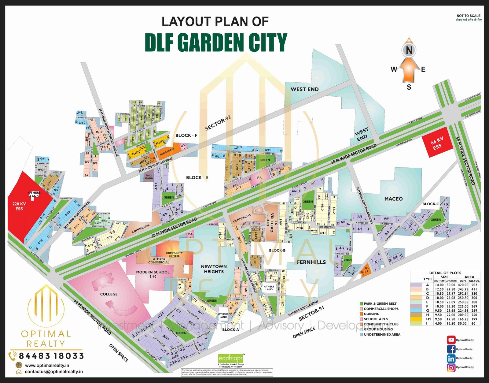 DLF Garden City map preview