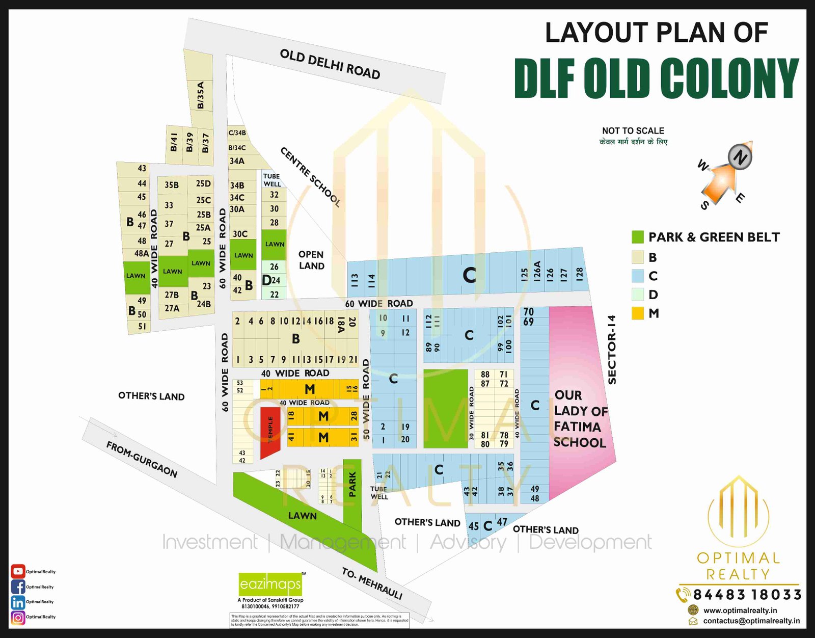 DLF OLD COLONY map preview