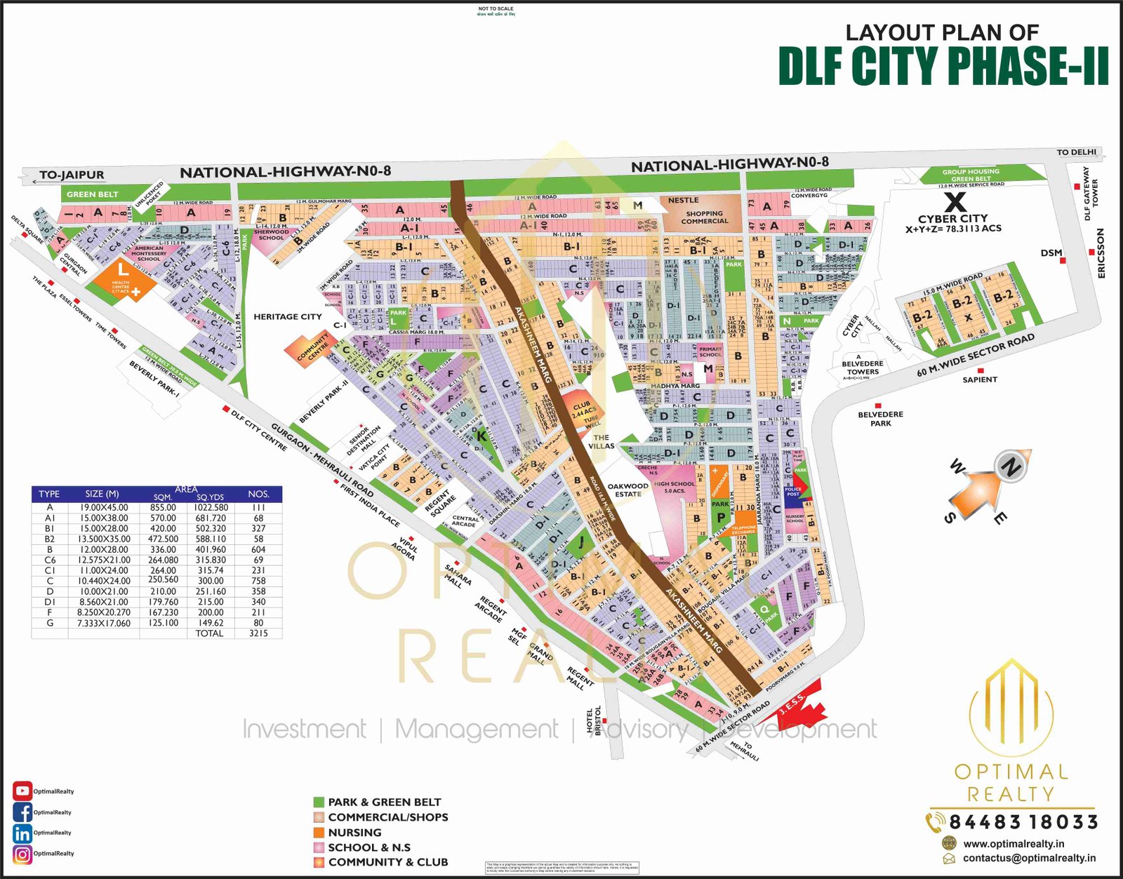 DLF Phase - 2 map preview