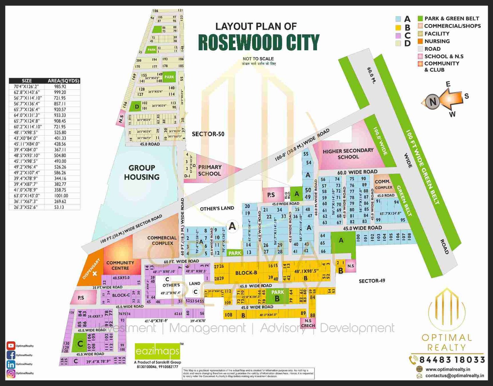 ROSEWOOD CITY map preview
