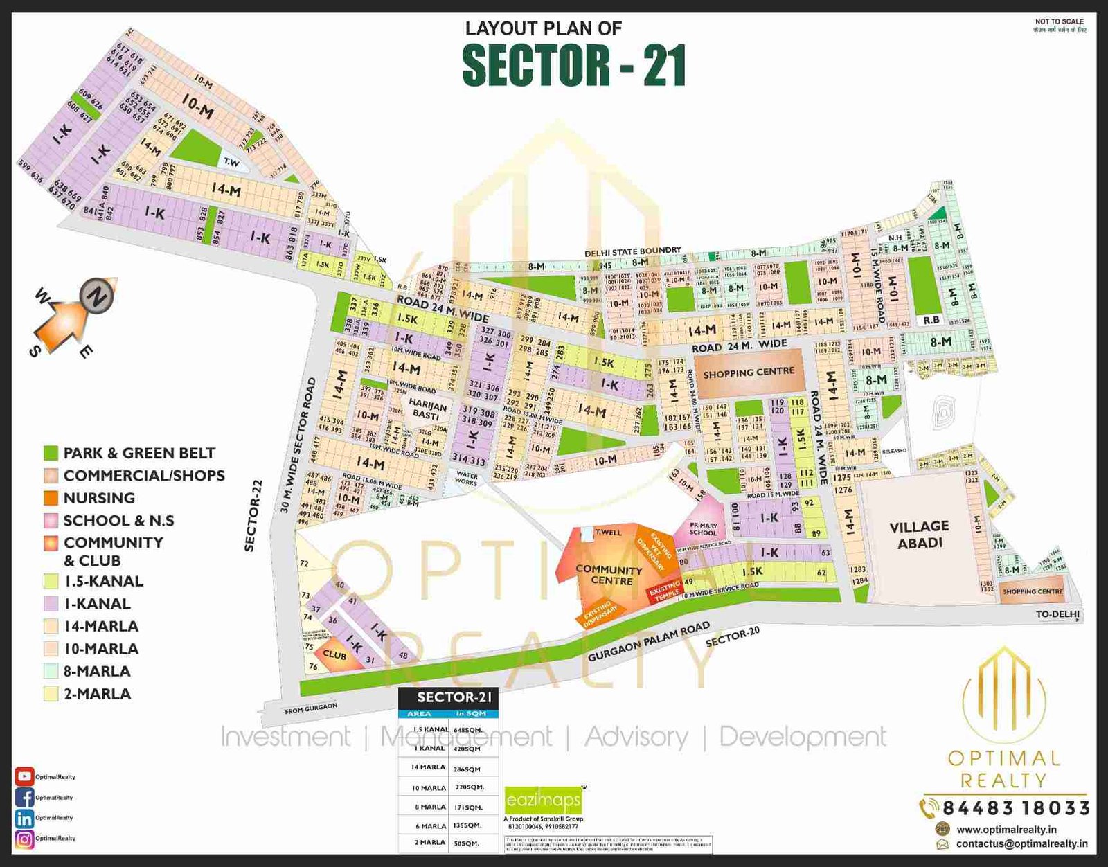 SECTOR - 21 map preview