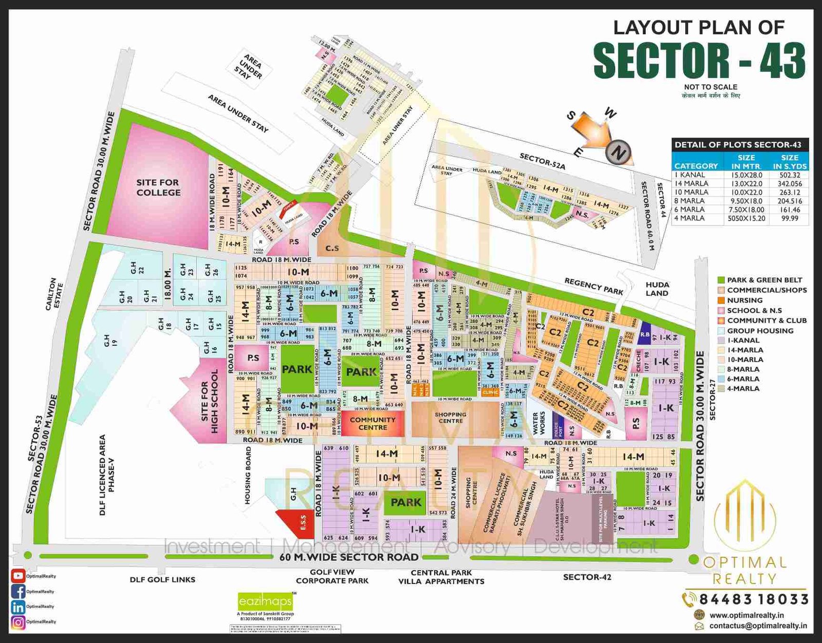 SECTOR- 43 map preview