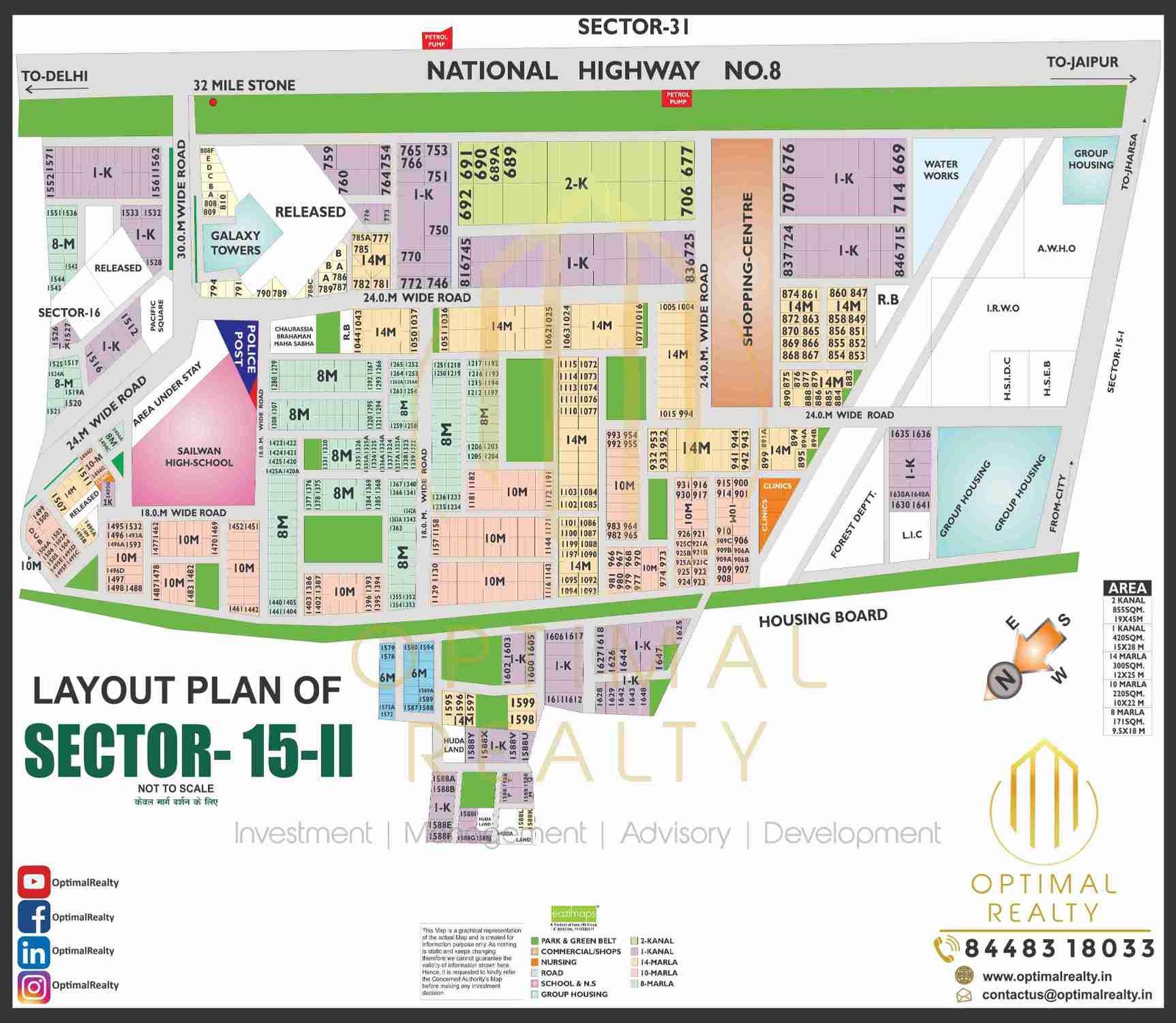 SECTOR- 15-II map preview