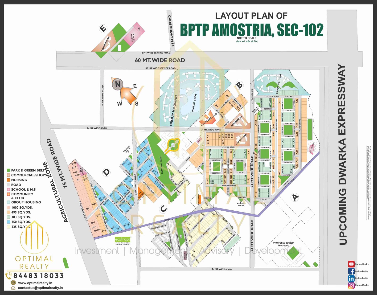 BPTP AMOSTRIA, SEC-102 map preview