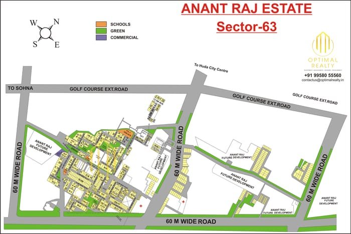 Anant Raj map preview