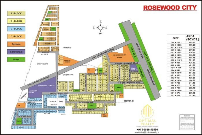 Rosewood City map preview