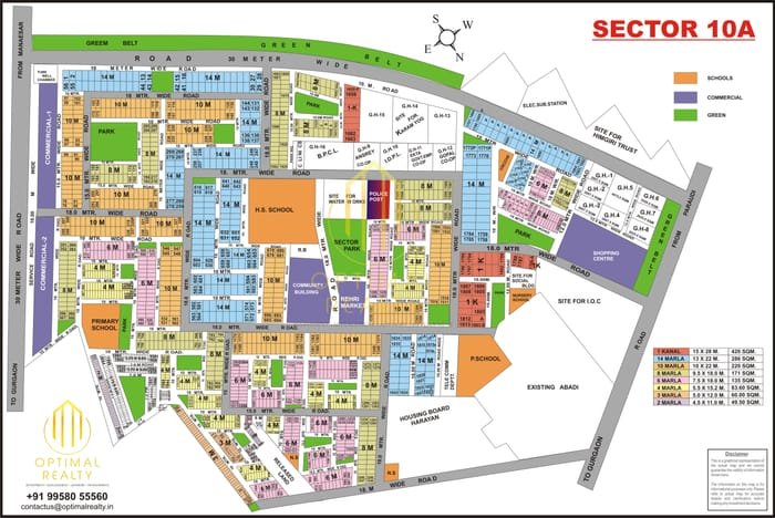 Sector 10A map preview