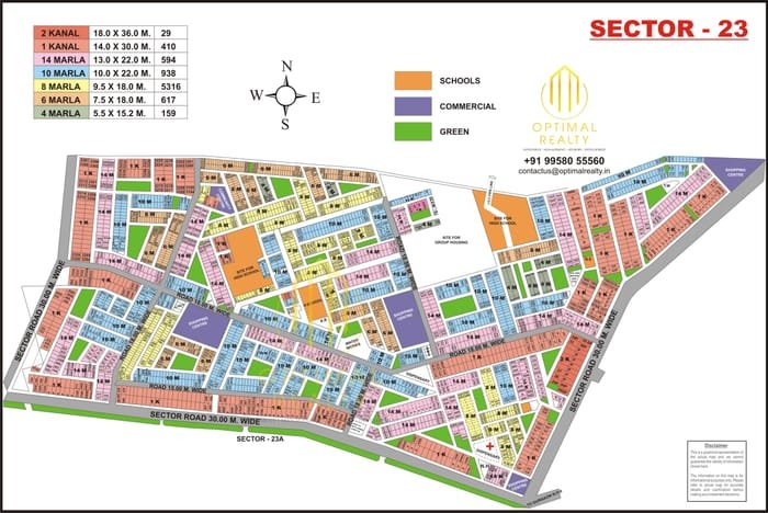 Sector 23 map preview