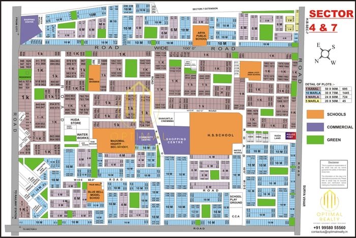 Sector 4 & 7 map preview