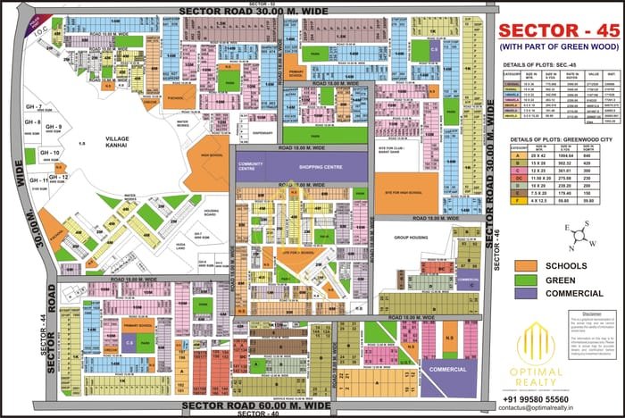 Sector 45 map preview
