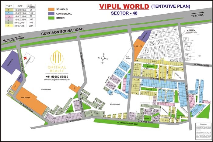 Vipul World map preview
